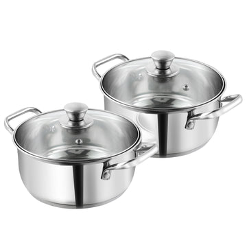 Vinod Stainless Steel Roma Saucepot Set (Induction Friendly)